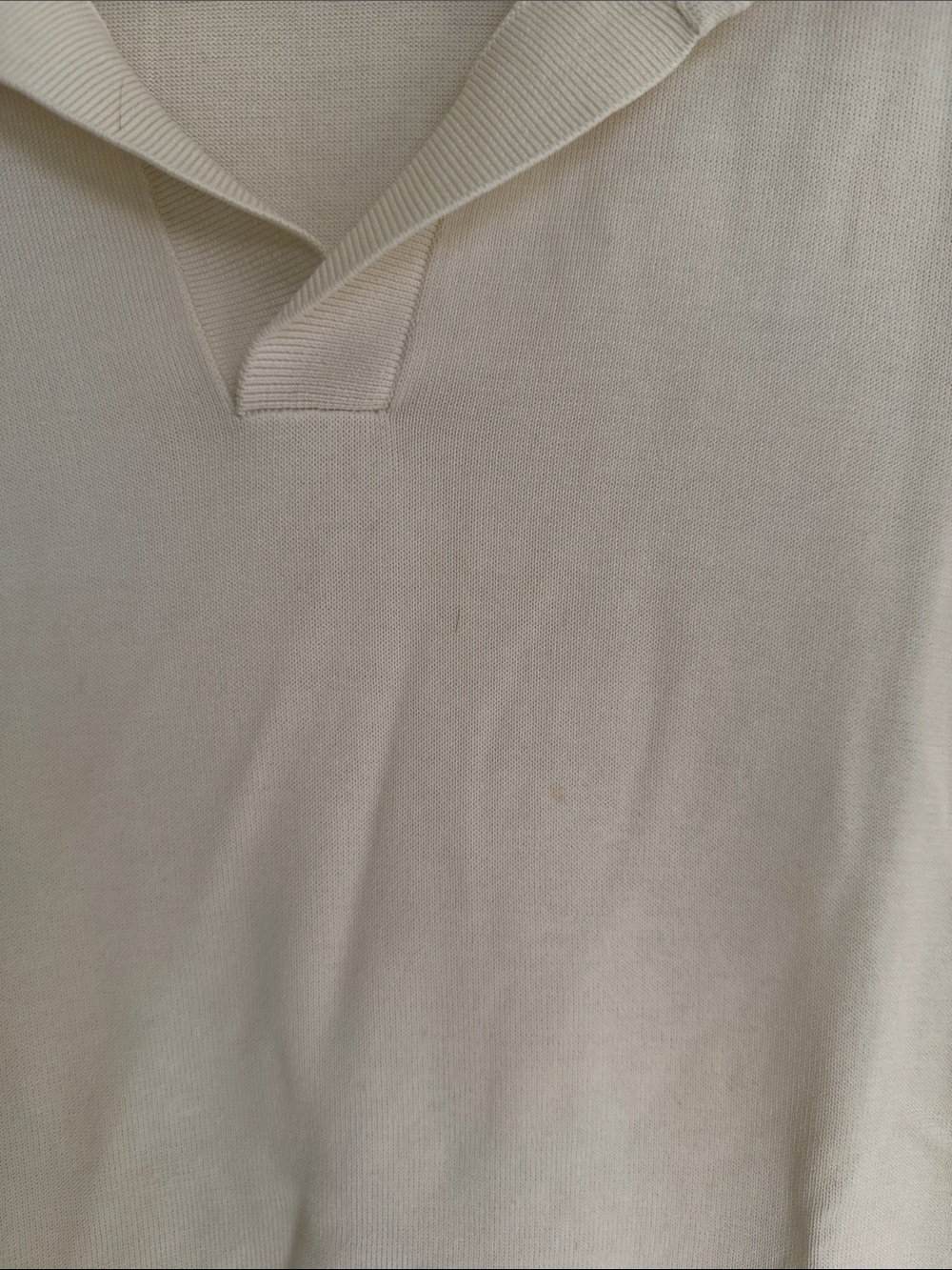 Suitsupply White Short-Sleeve Polo Knit - Picture 3 of 5